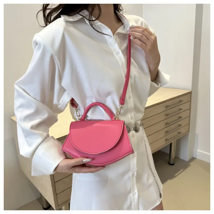 Women's Fan-Shaped White Shoulder Crossbody Bag — feature 15