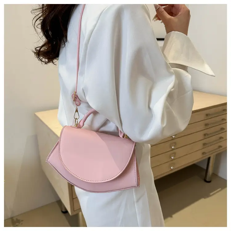 Women's Fan-Shaped White Shoulder Crossbody Bag — feature 16