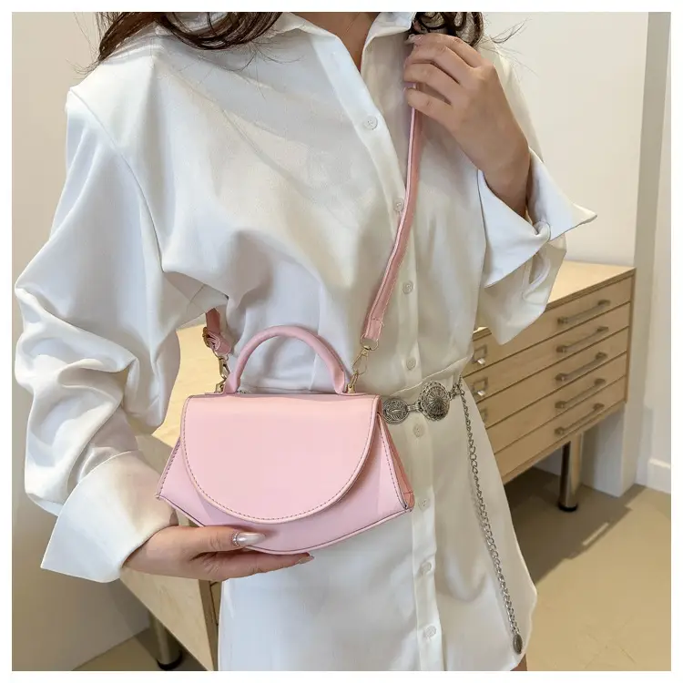 Women's Fan-Shaped White Shoulder Crossbody Bag — feature 17