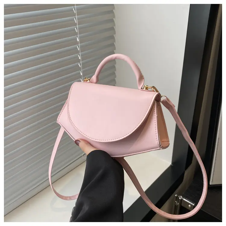 Women's Fan-Shaped White Shoulder Crossbody Bag - Image 5