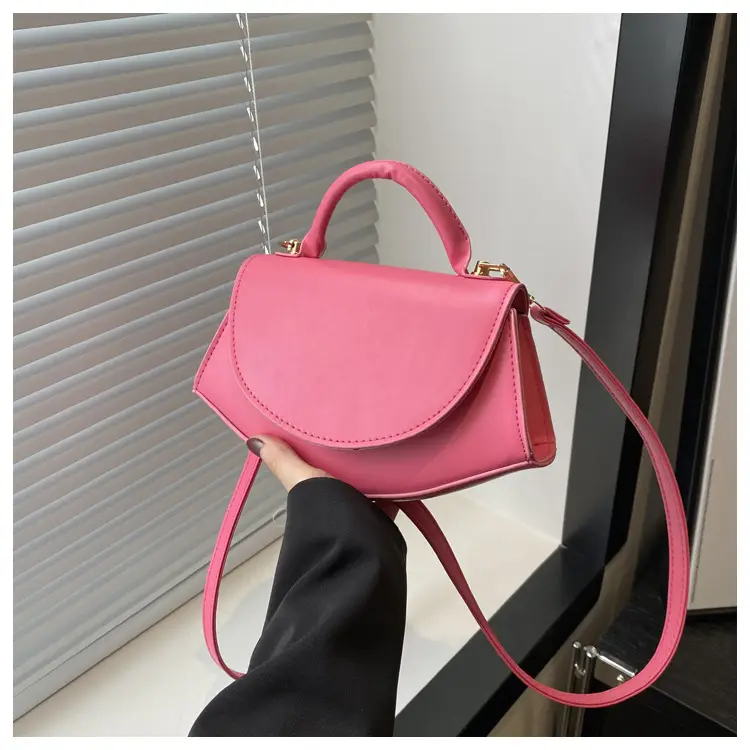 Women's Fan-Shaped White Shoulder Crossbody Bag - Image 6