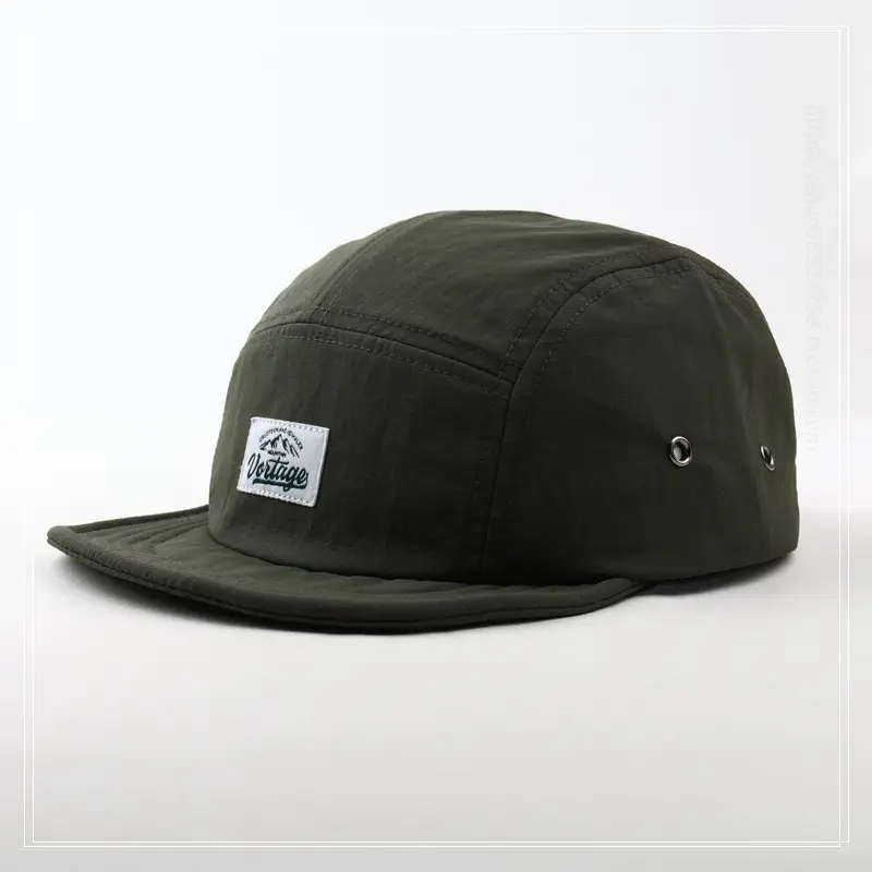 Men's Beige Retro Soft-Brimmed Baseball Cap — feature 11