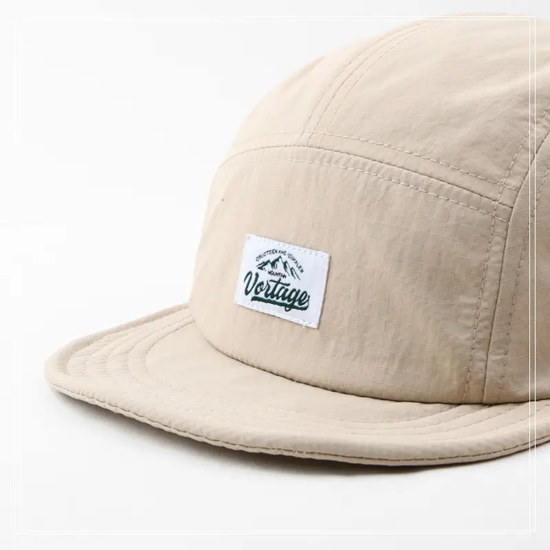 Men's Beige Retro Soft-Brimmed Baseball Cap — feature 17