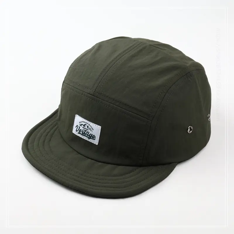 Men's Beige Retro Soft-Brimmed Baseball Cap — feature 4