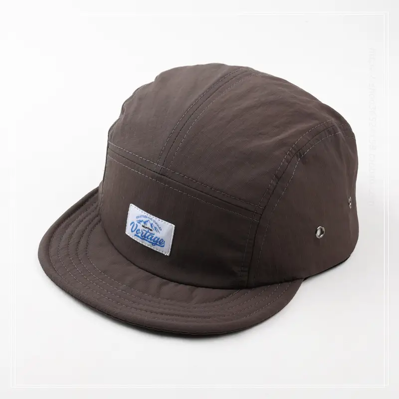 Men's Beige Retro Soft-Brimmed Baseball Cap - Image 3