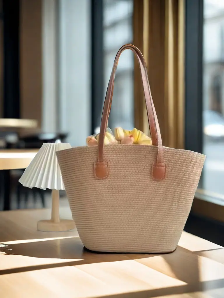 Women Straw Bag Summer 2024 Large Capacity Beach Bag - Image 72