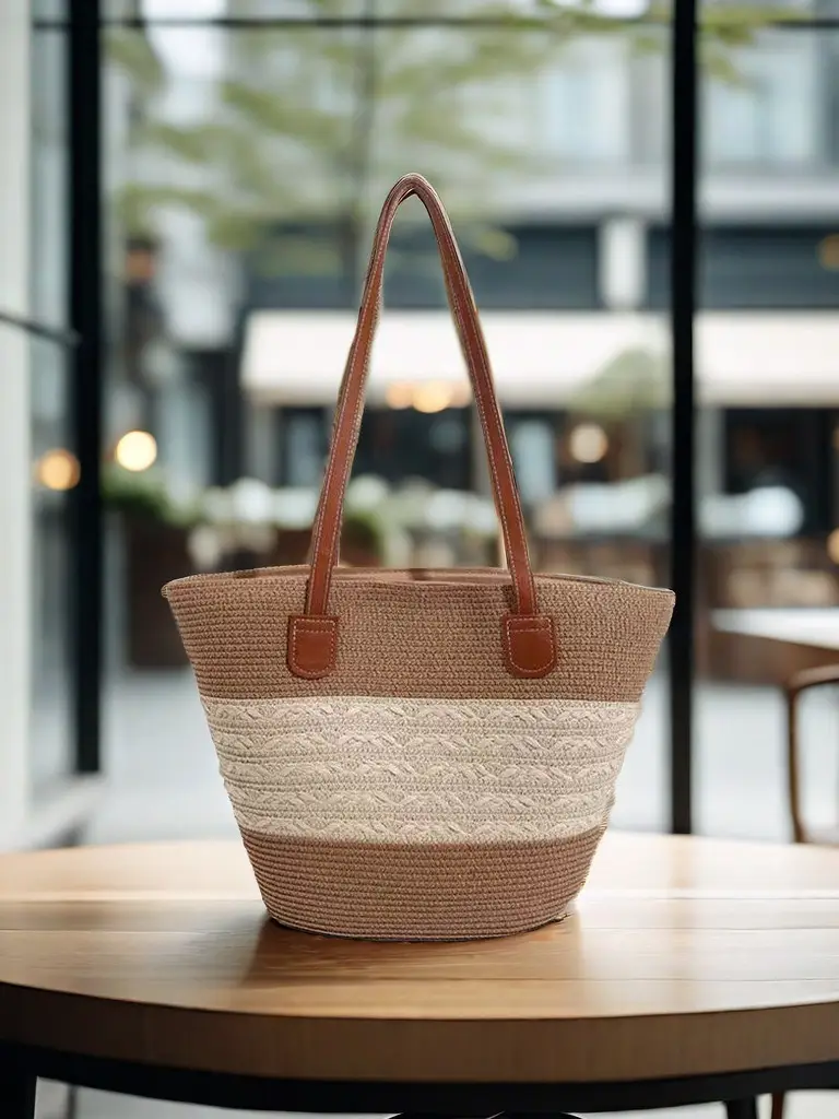 Women Straw Bag Summer 2024 Large Capacity Beach Bag - Image 74