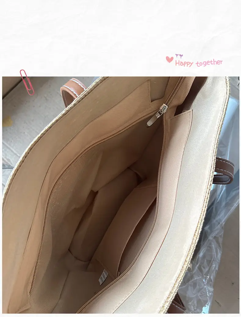 Women Straw Bag Summer 2024 Large Capacity Beach Bag โ feature 2