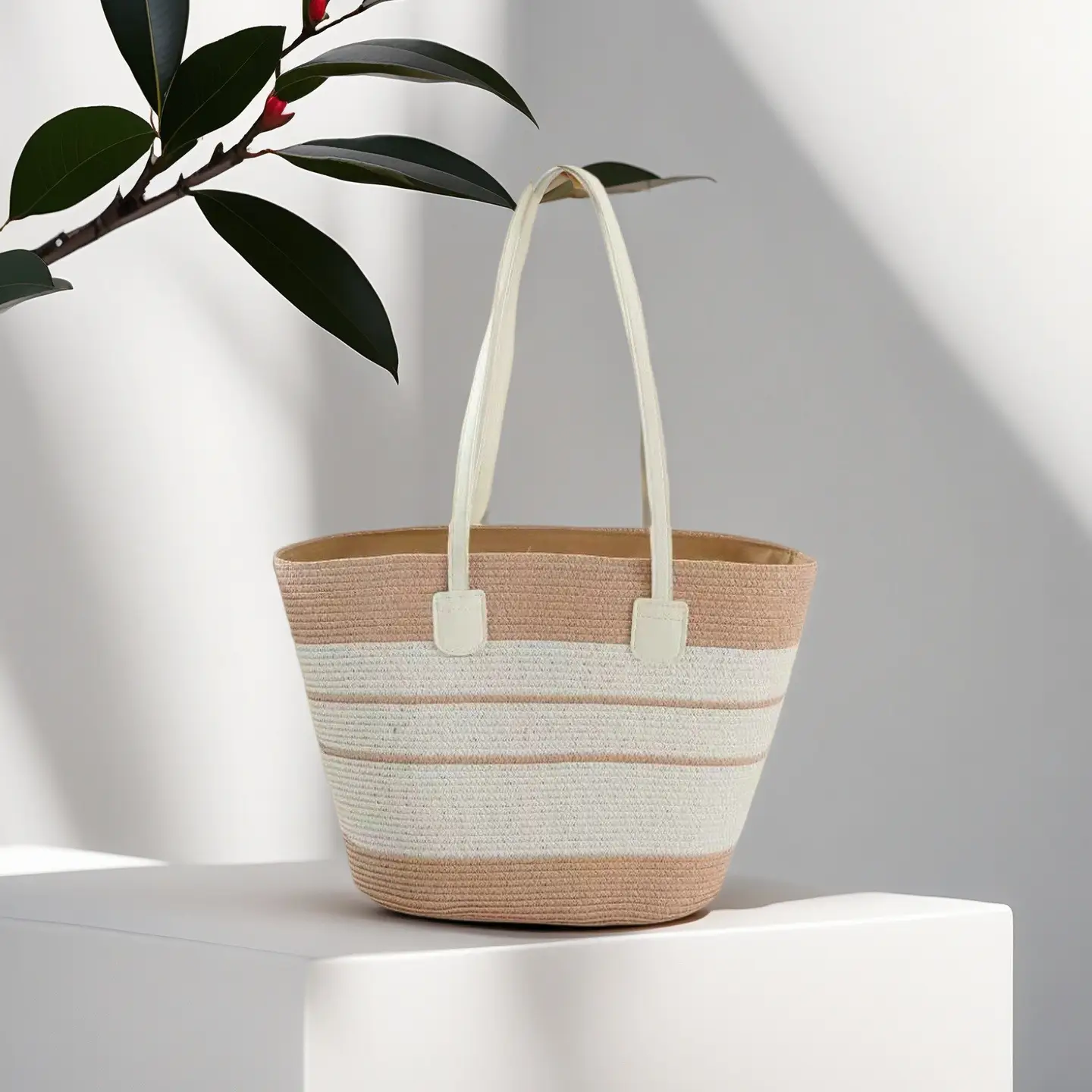 Women Straw Bag Summer 2024 Large Capacity Beach Bag - Image 47