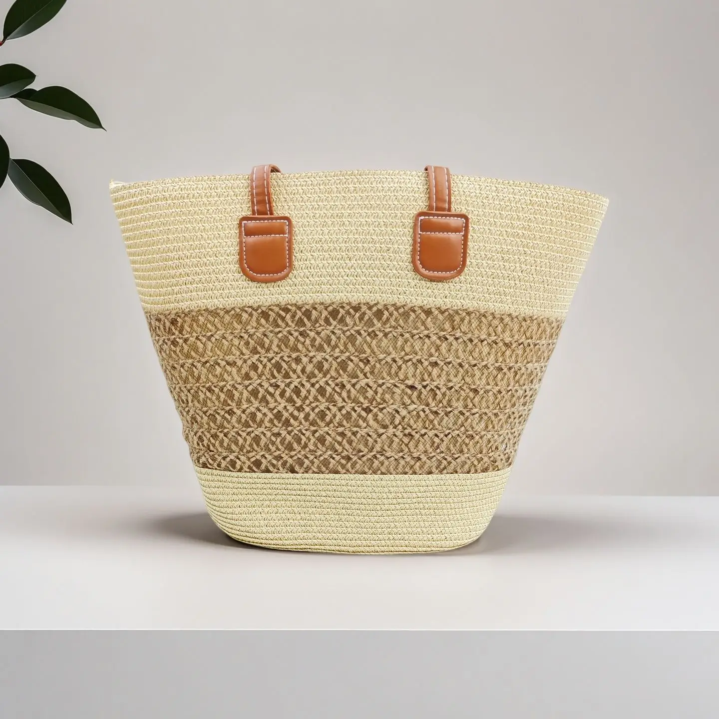 Women Straw Bag Summer 2024 Large Capacity Beach Bag - Image 53