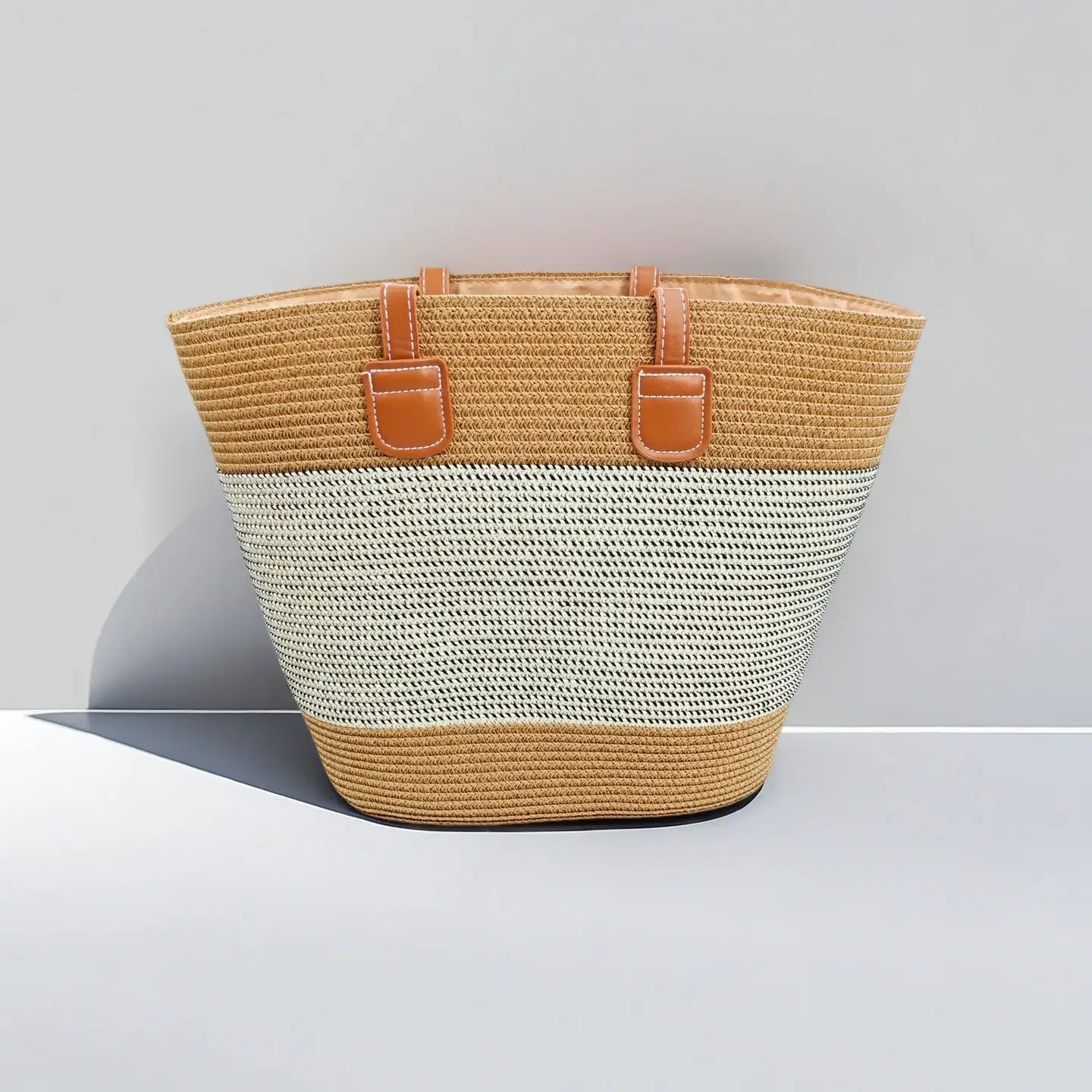 Women Straw Bag Summer 2024 Large Capacity Beach Bag - Image 54