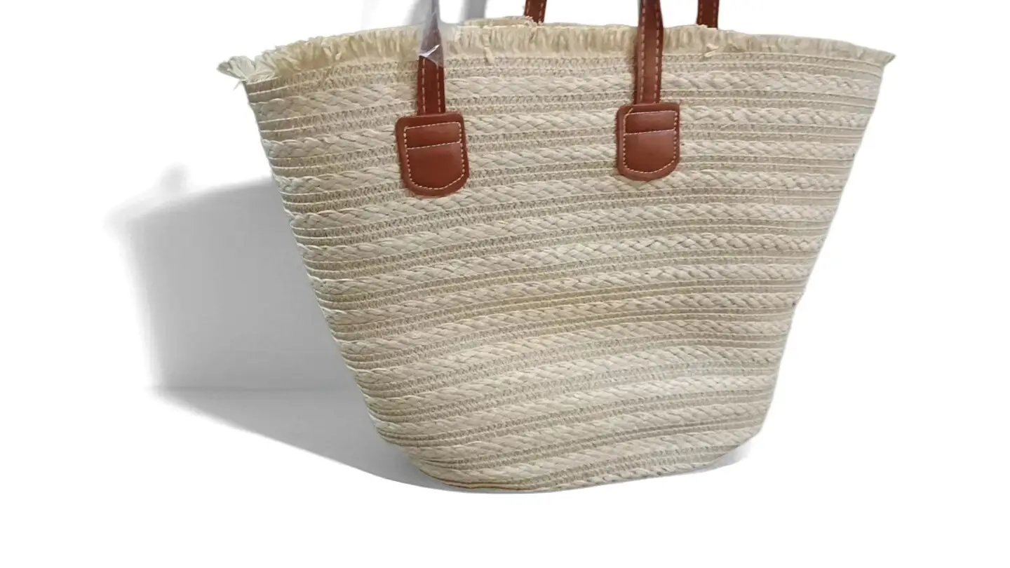 Women Straw Bag Summer 2024 Large Capacity Beach Bag - Image 57