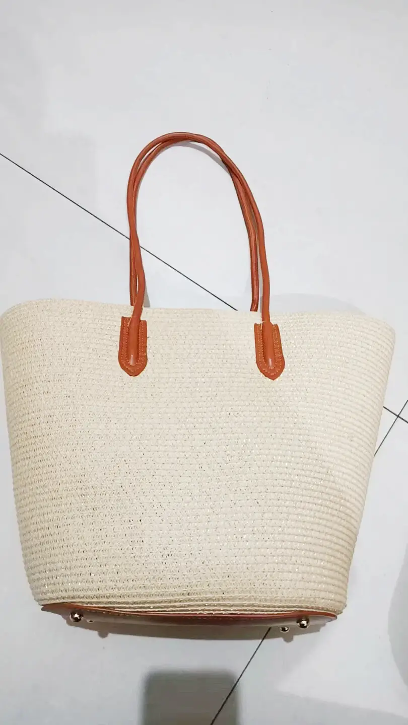 Women Straw Bag Summer 2024 Large Capacity Beach Bag - Image 67