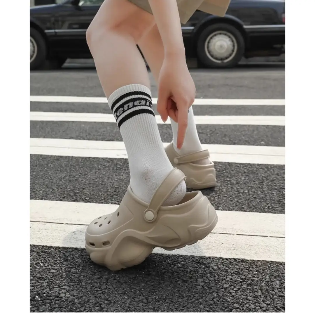 Coal Ball Hole Shoes for Women, Summer Outdoor Non-Slip Beach Sandals, Thick-Soled Eva Slippers for Women, Summer Wholesale — feature 27
