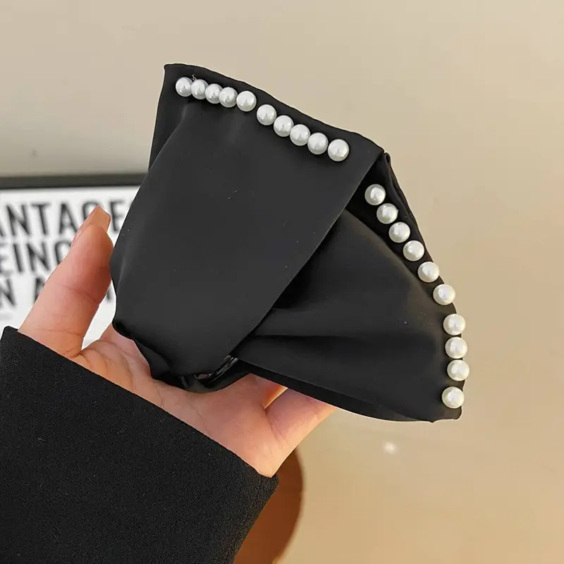 Vintage Pearl Bow Hairpin for Women — feature 5