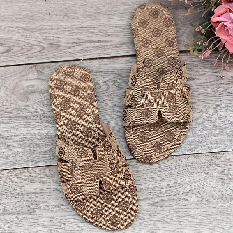 Casual and Versatile Flip-Flops Export 2024 Summer New Slippers Women's Sandals Casual Comfortable Non-Slip Beach Shoes - Image 2