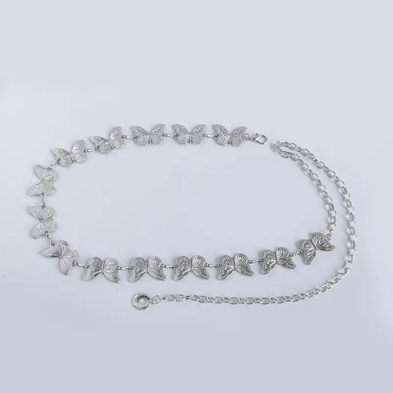 Gold Butterfly Flower Waist Chain for Women - Image 3