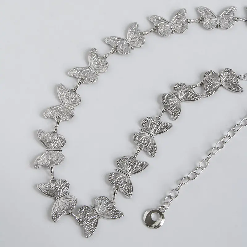 Gold Butterfly Flower Waist Chain for Women — feature 11