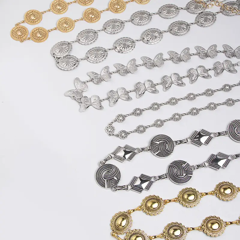 Gold Butterfly Flower Waist Chain for Women — feature 3