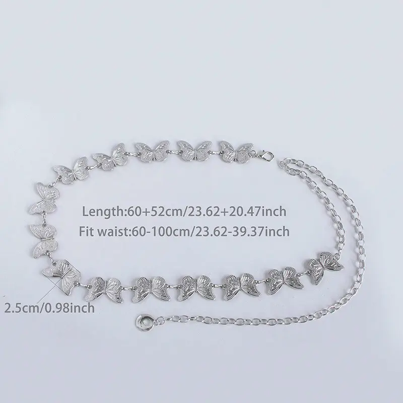 Gold Butterfly Flower Waist Chain for Women — feature 9