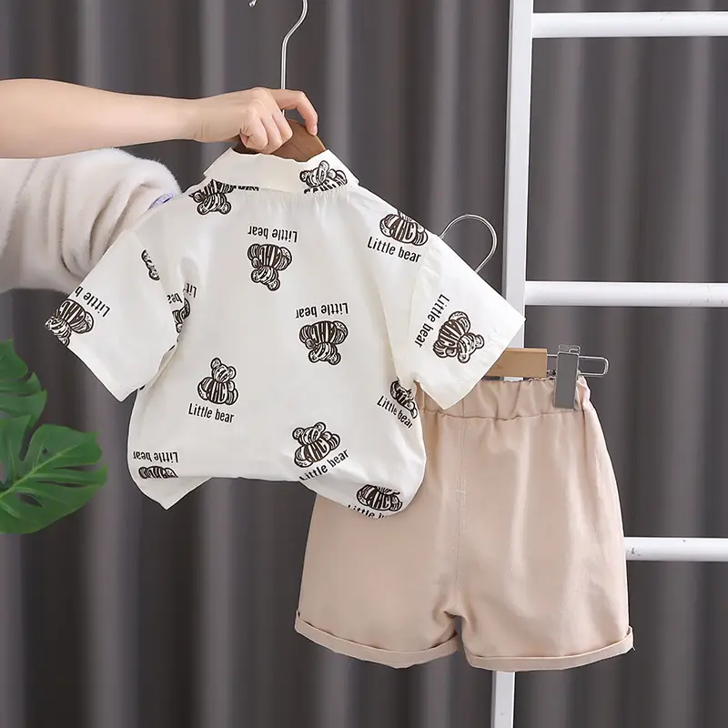 Boys Cotton Shorts Set Summer 2024 — feature 5