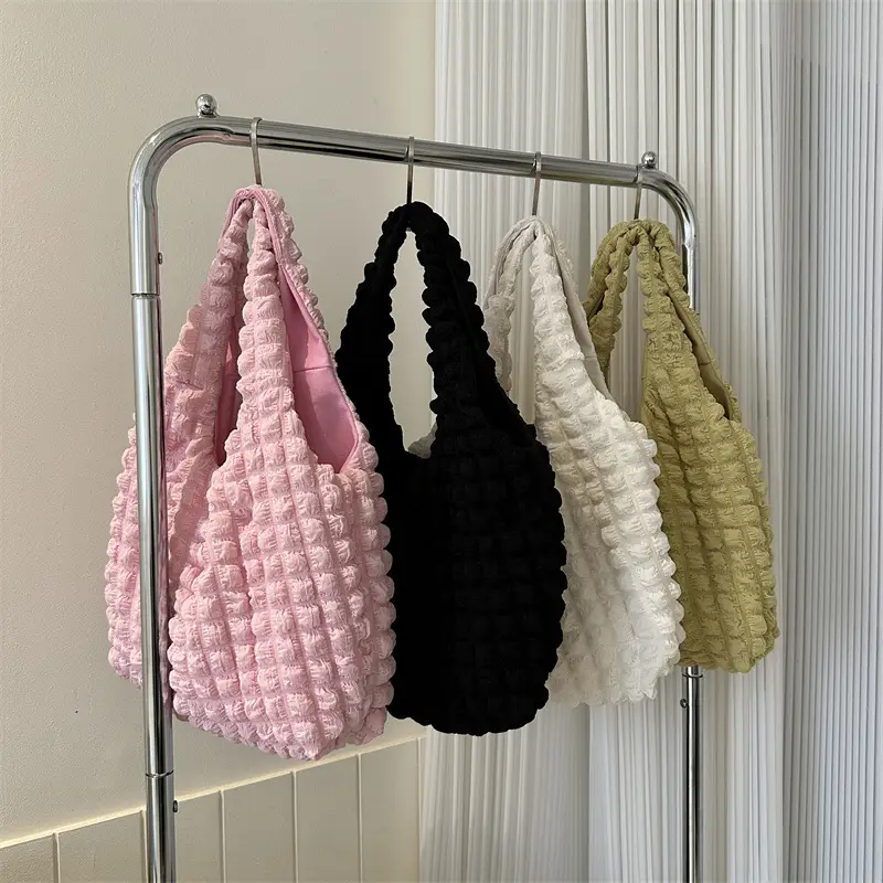 Pink Bubble Waffle Shoulder Bag 2024 - Image 5