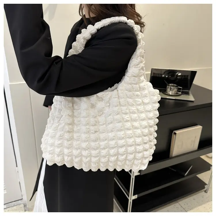 Pink Bubble Waffle Shoulder Bag 2024 — feature 11
