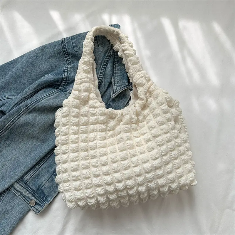 Pink Bubble Waffle Shoulder Bag 2024 - Image 2