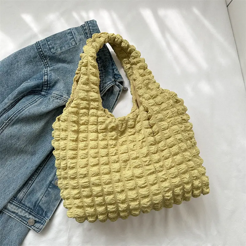 Pink Bubble Waffle Shoulder Bag 2024 - Image 4