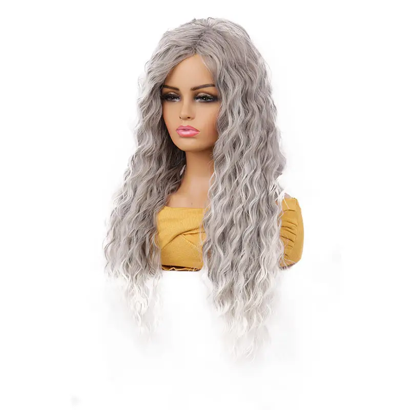 Long Curly Hair Wig for Women European American Hair Color - Image 8