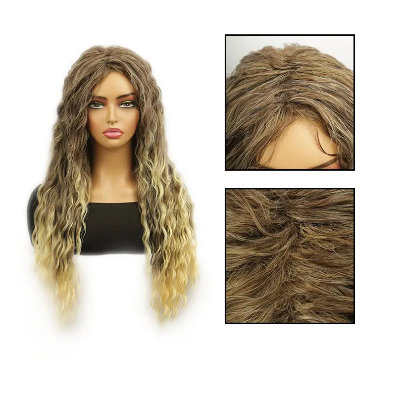 Long Curly Hair Wig for Women European American Hair Color - Image 9