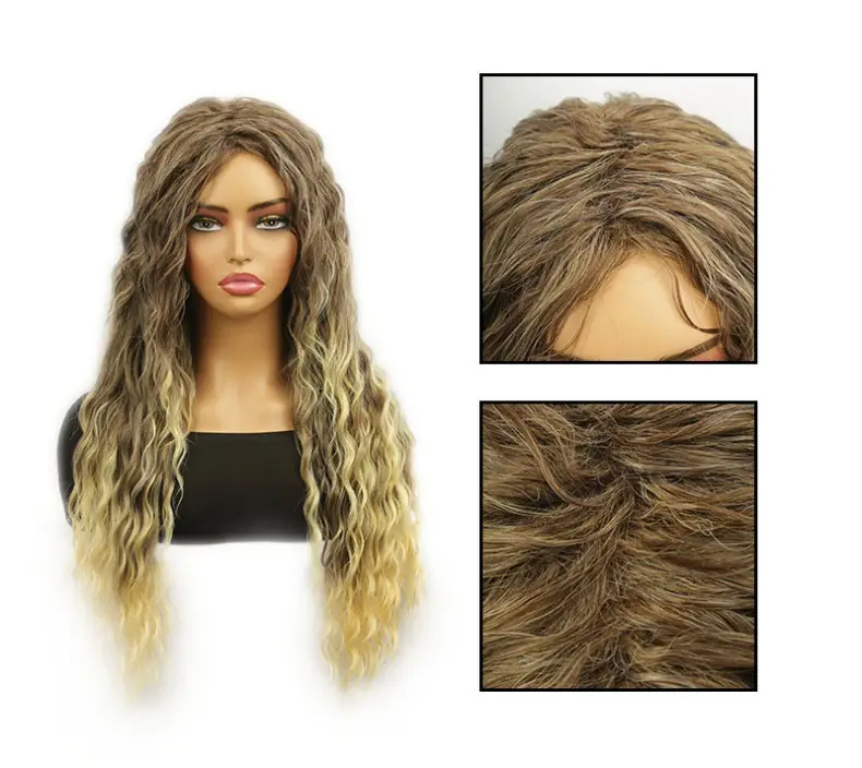 Long Curly Hair Wig for Women European American Hair Color — feature 7