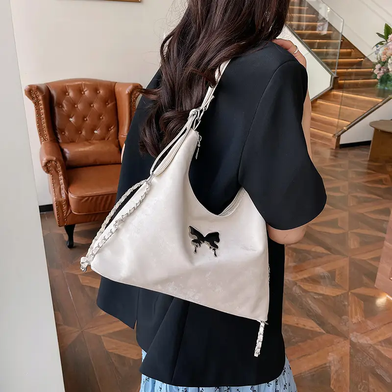 Pink Butterfly Shoulder Crossbody Bag for Women - Image 6