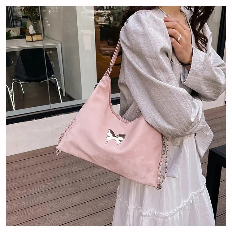 Pink Butterfly Shoulder Crossbody Bag for Women — feature 13