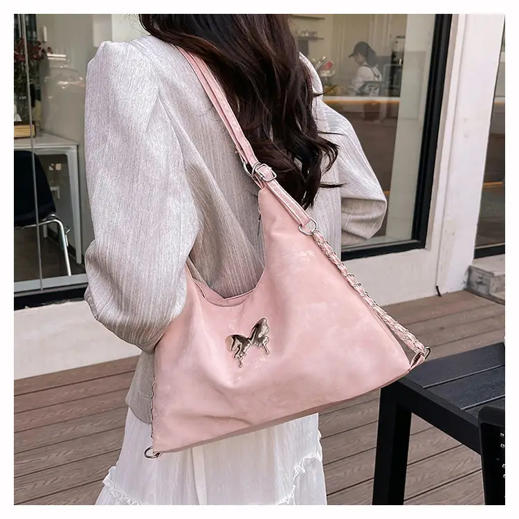 Pink Butterfly Shoulder Crossbody Bag for Women — feature 14