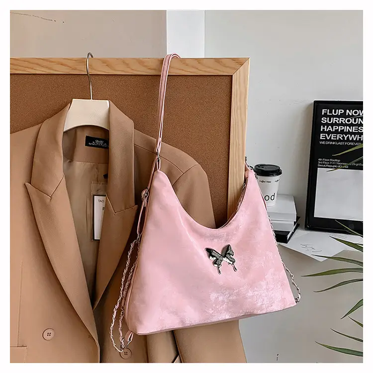 Pink Butterfly Shoulder Crossbody Bag for Women — feature 23