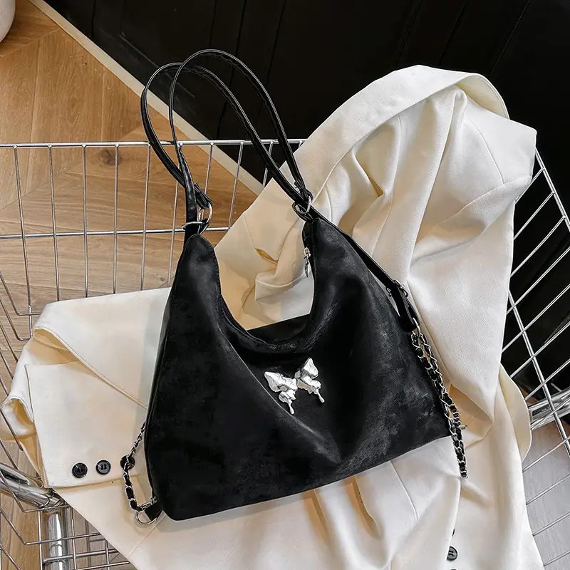 Pink Butterfly Shoulder Crossbody Bag for Women - Image 3