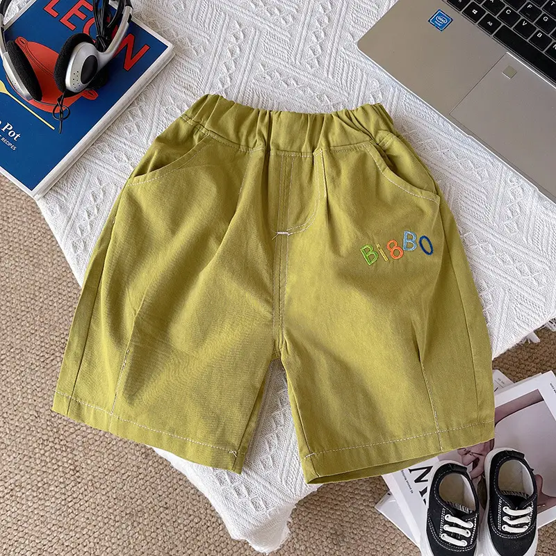 Boys Cartoon Print Short Sleeve Shorts Set - Image 4