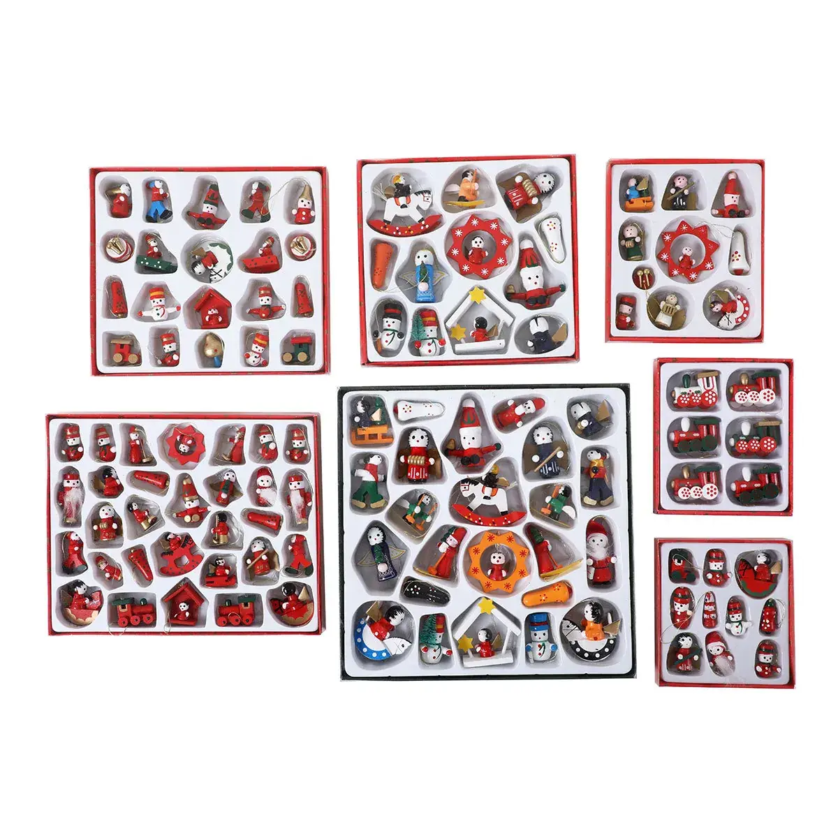 Wooden Christmas Tree Pendant Set for Kids - Image 12