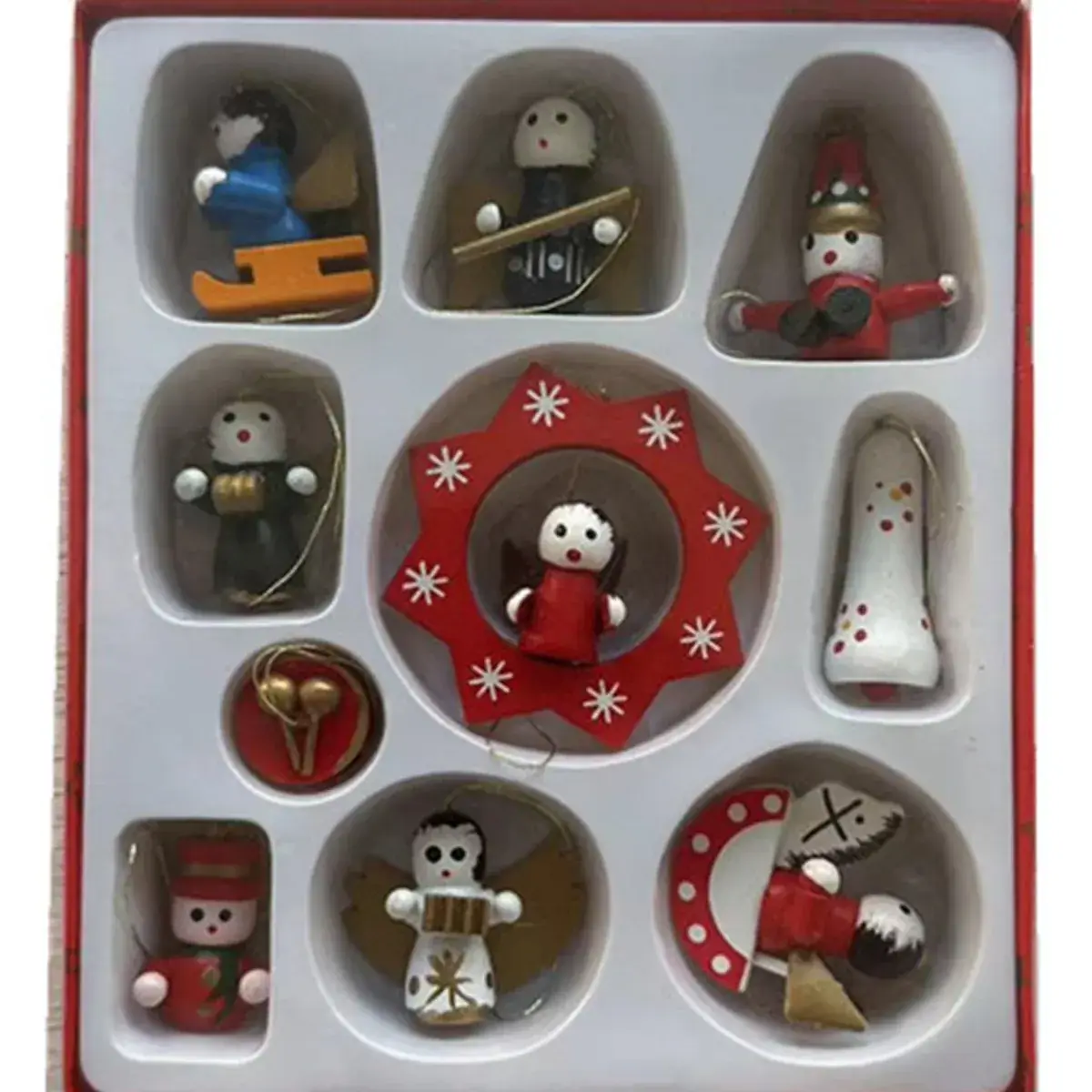 Wooden Christmas Tree Pendant Set for Kids - Image 3