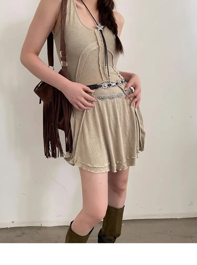 American Retro Belt Belt Bohemian Versatile Jeans Accessories High-End Niche Design Waist Chain Trend — feature 5