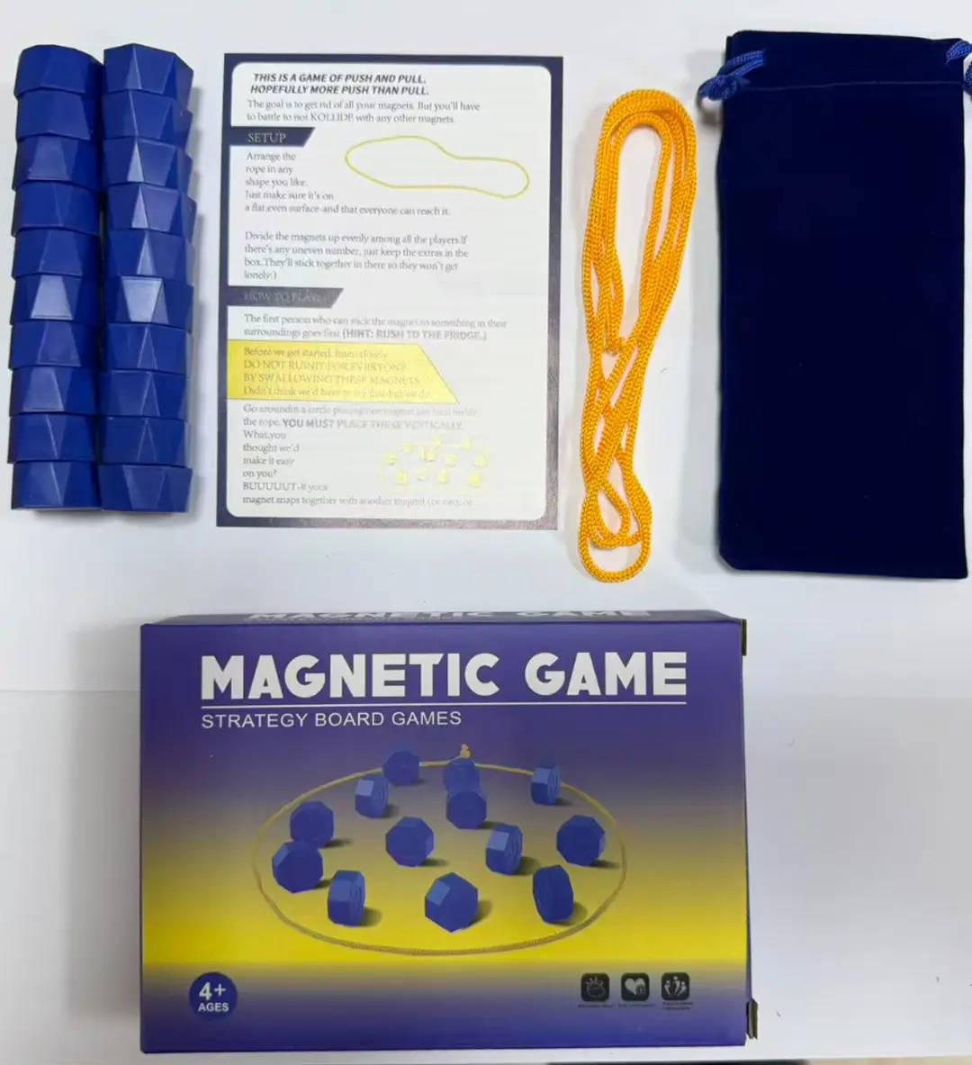Cross-border magnetic force on the effect of war chess stepping on thunder chess magnet induction puzzle decompression double desktop table games children's toys