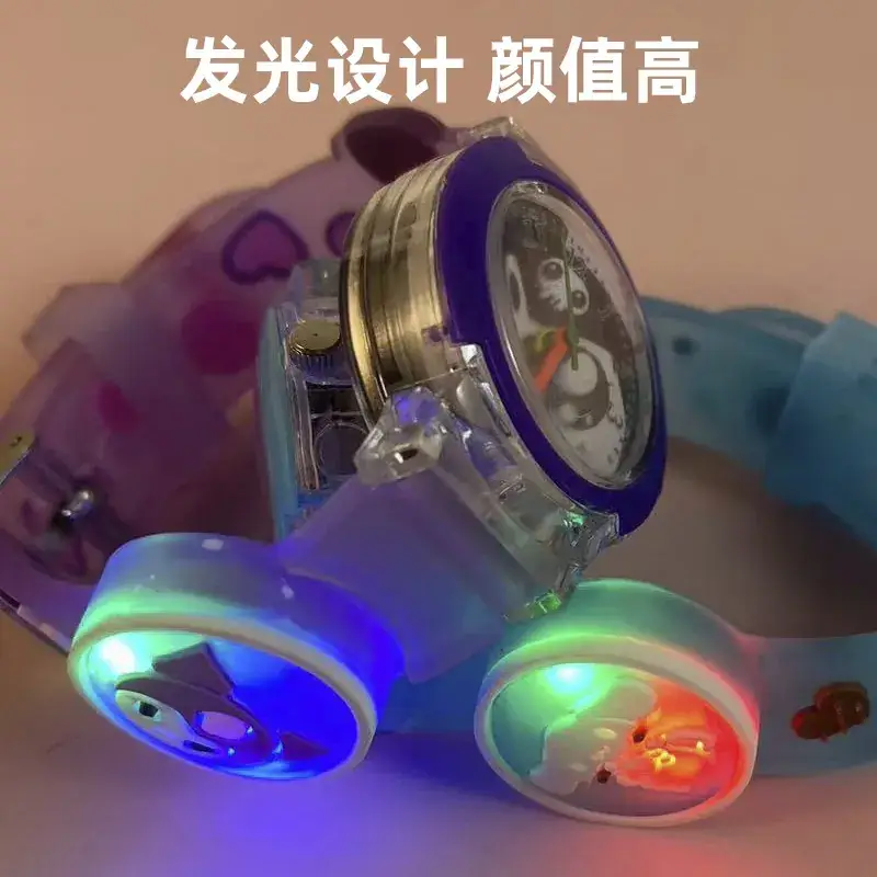 Cute Blue Cartoon Cat Kuromi Watch for Kids - Image 8