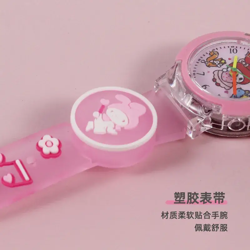 Cute Blue Cartoon Cat Kuromi Watch for Kids - Image 9