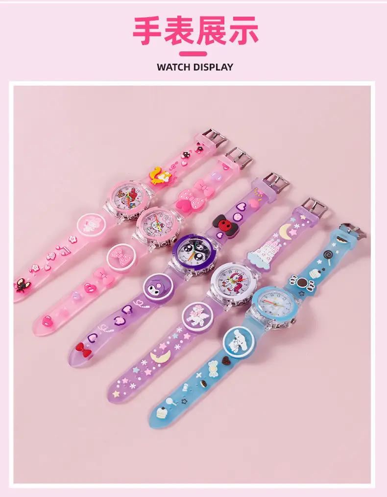 Cute Blue Cartoon Cat Kuromi Watch for Kids — feature 11
