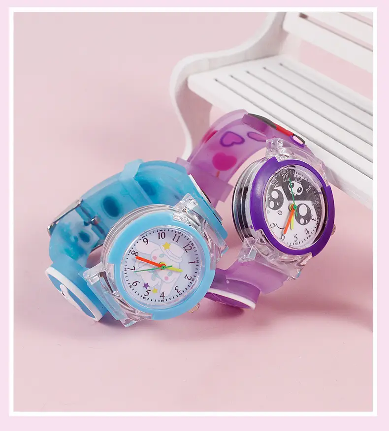 Cute Blue Cartoon Cat Kuromi Watch for Kids — feature 13