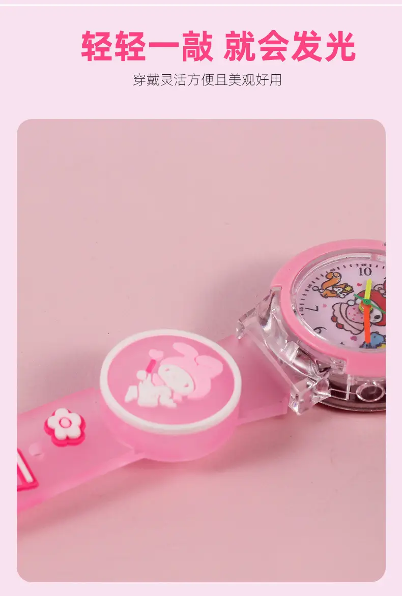 Cute Blue Cartoon Cat Kuromi Watch for Kids — feature 5