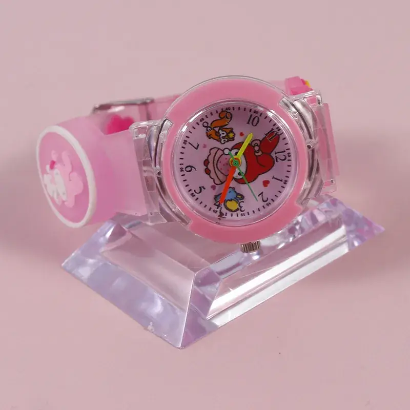 Cute Blue Cartoon Cat Kuromi Watch for Kids - Image 2