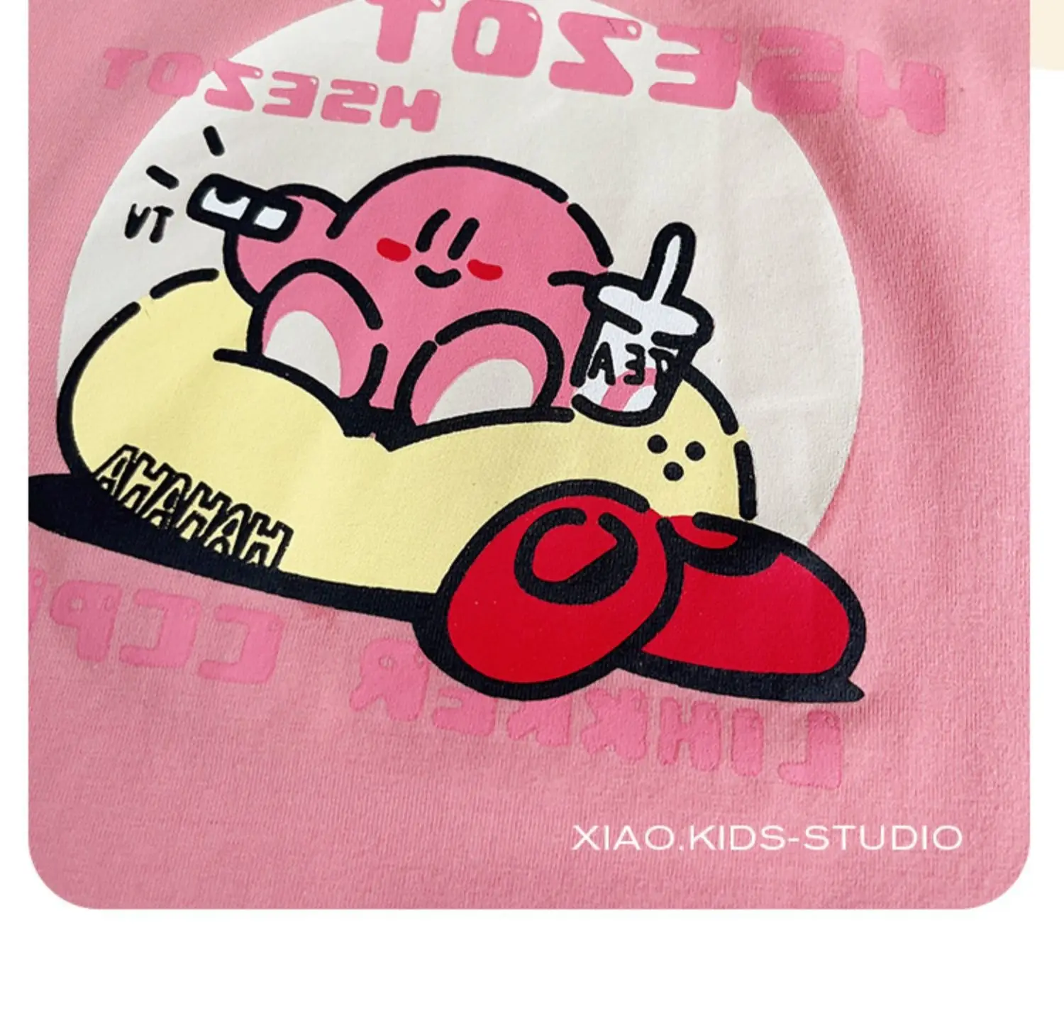 Cute Print Sleeveless T-Shirt for Kids Boys Girls Cotton Summer — feature 7