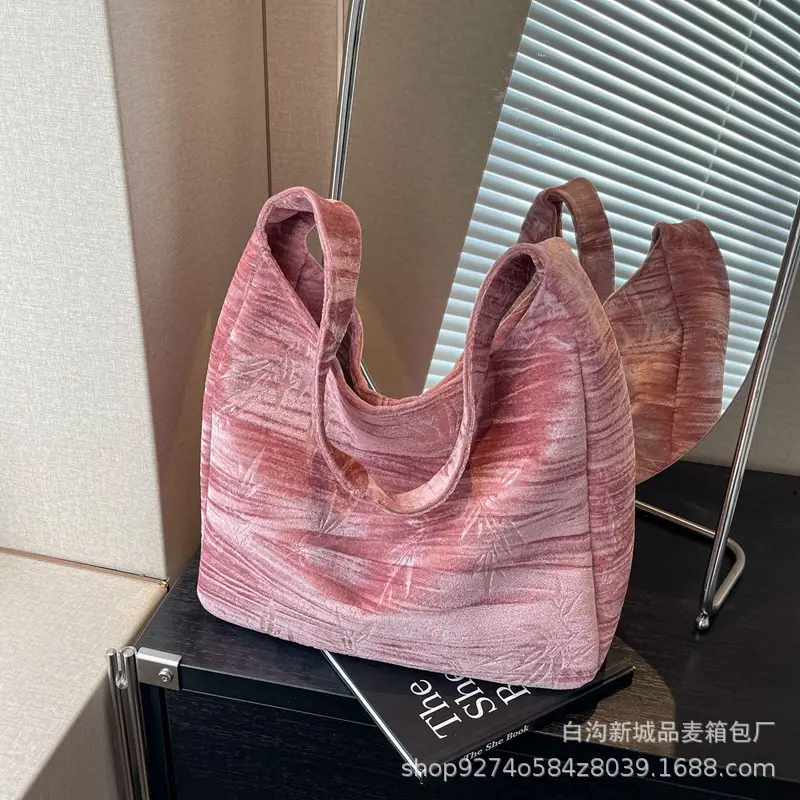 Large Capacity Fashionable Women's Bag 2026 New Trendy Casual Shoulder Underarm Bag Internet Celebrity Hot Style Tote Large Bag - Image 2